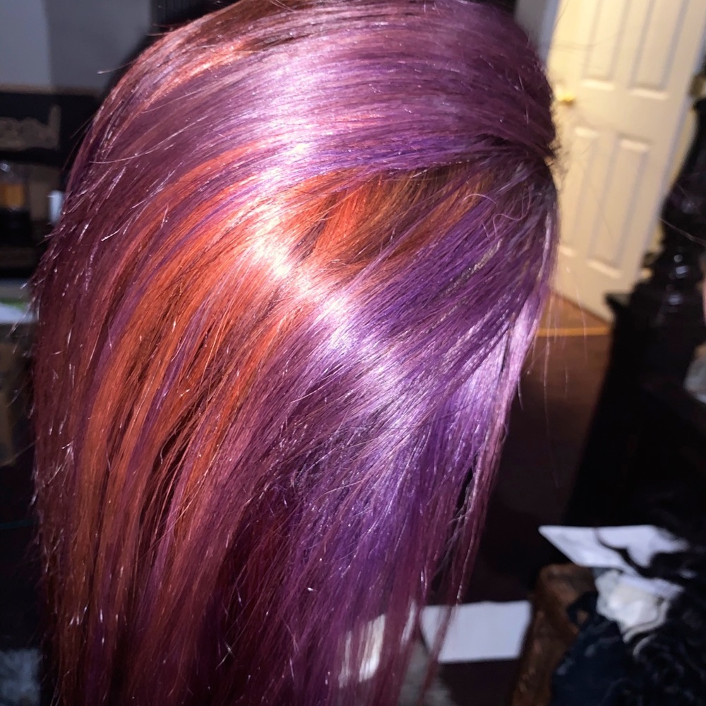 Fruit roll up colored wig ❤️💜❤️